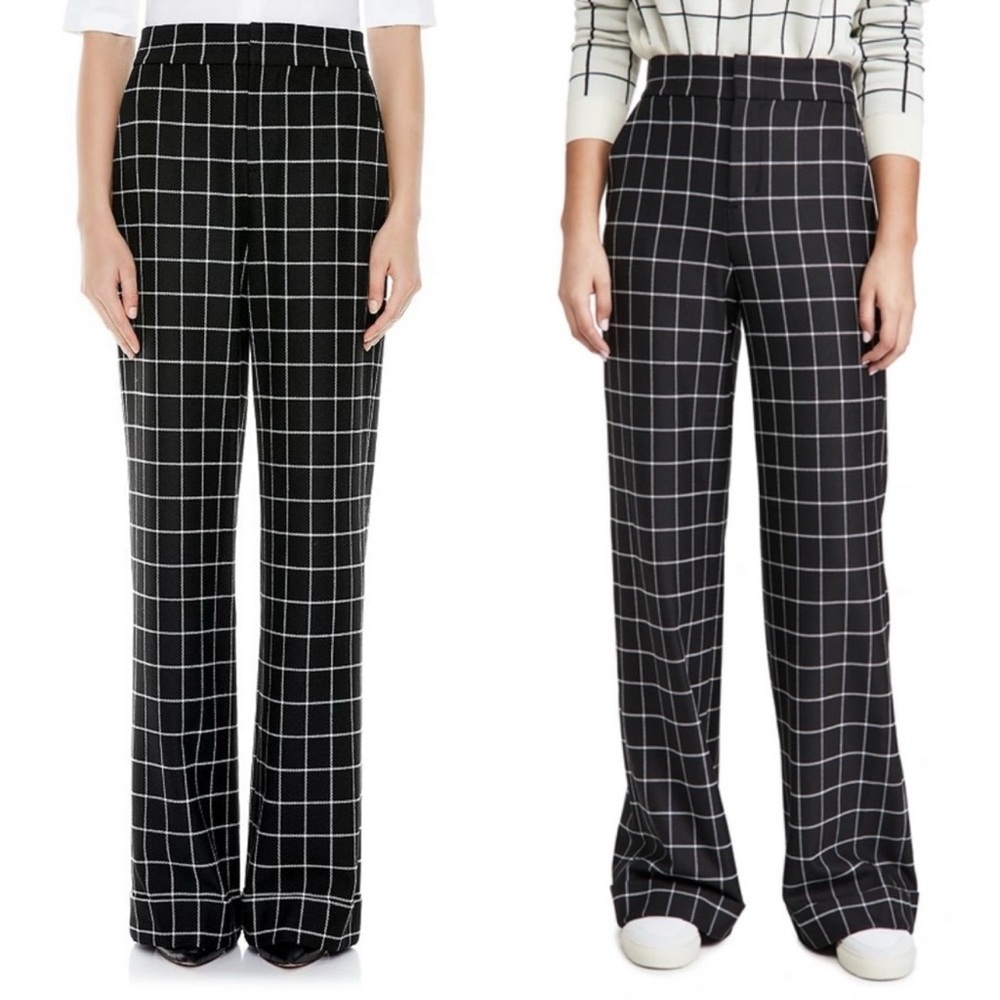 NWT Alice + Olivia Dylan Wide Leg Pant in Navy - Size 2